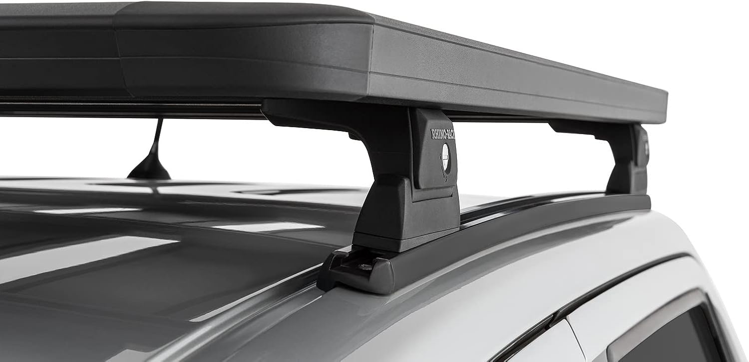 Rhino Rack Cap Topper Canopy Tonneau Cover Truck Tracks (70"), Black (RTC18)