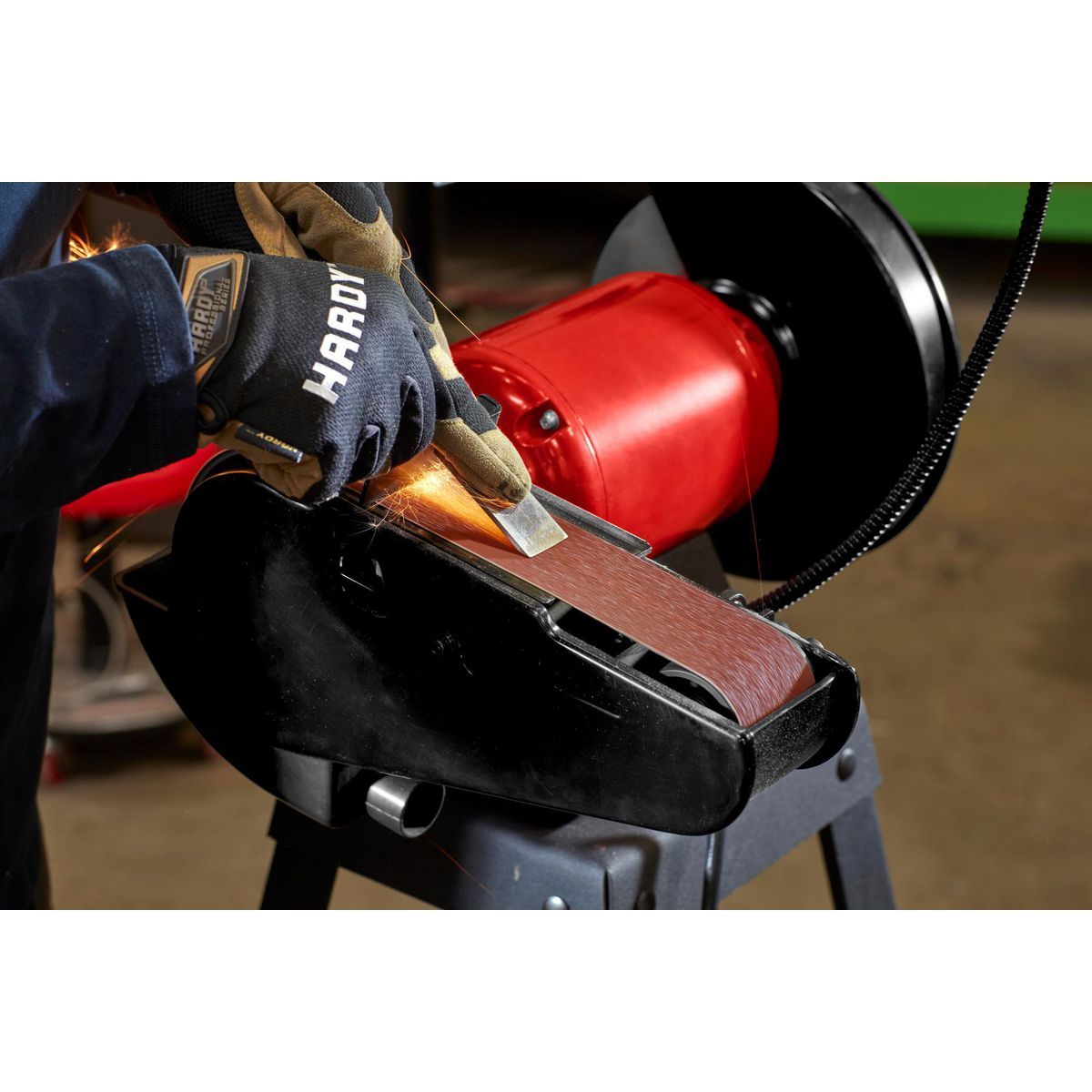 BAUER 8 in. Bench Grinder with Belt Sander