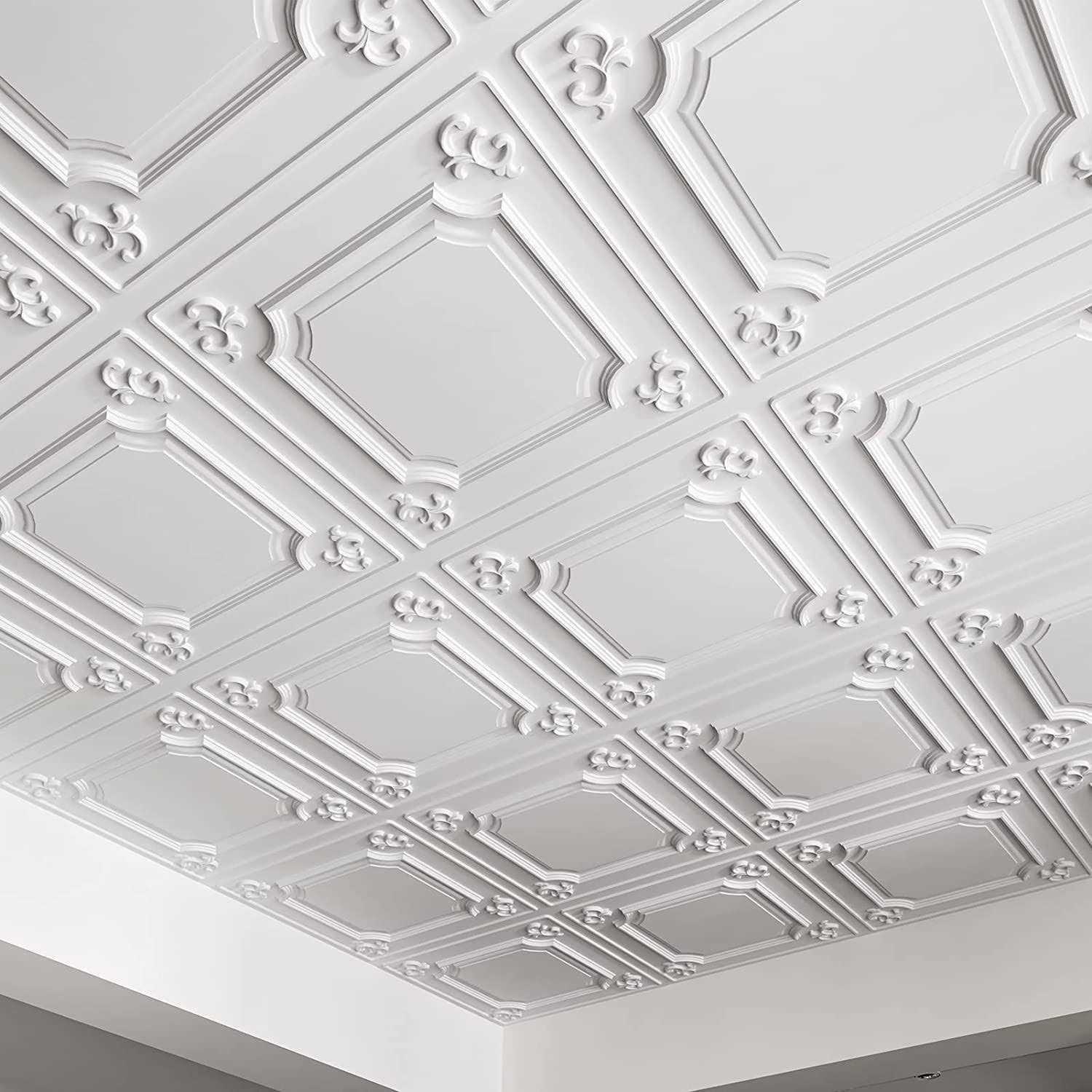 Art3d Drop Ceiling Tiles 24x24 in White - Shop Hardware Tools Online Store