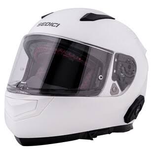 Sedici Strada II Parlare Bluetooth Helmet - White - 2XL