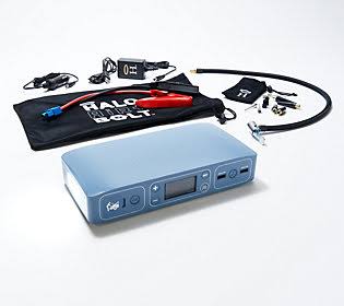 Halo Bolt Air+ Car Jump Start u0026 Air Compressor w/ Accessories ,Blue
