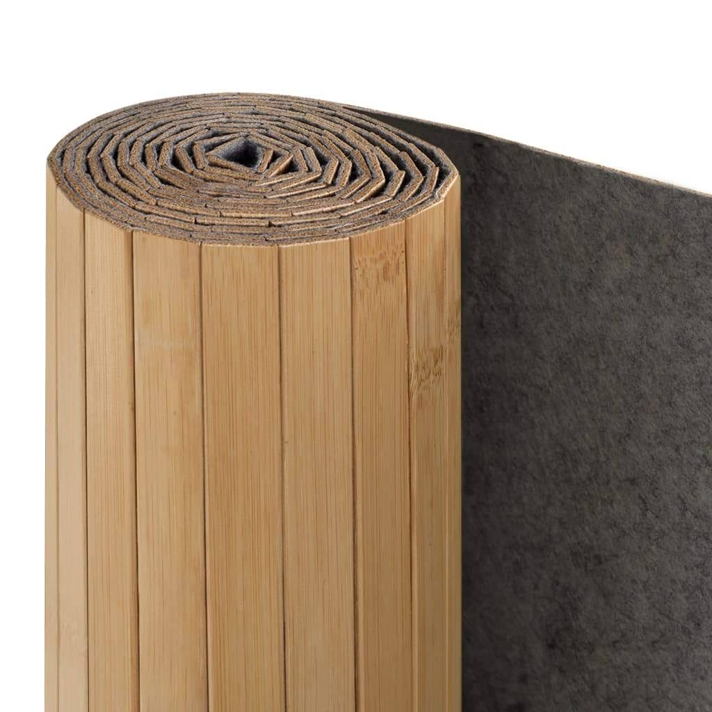vidaXL Room Divider Bamboo 98.4x22x65x22 Natural