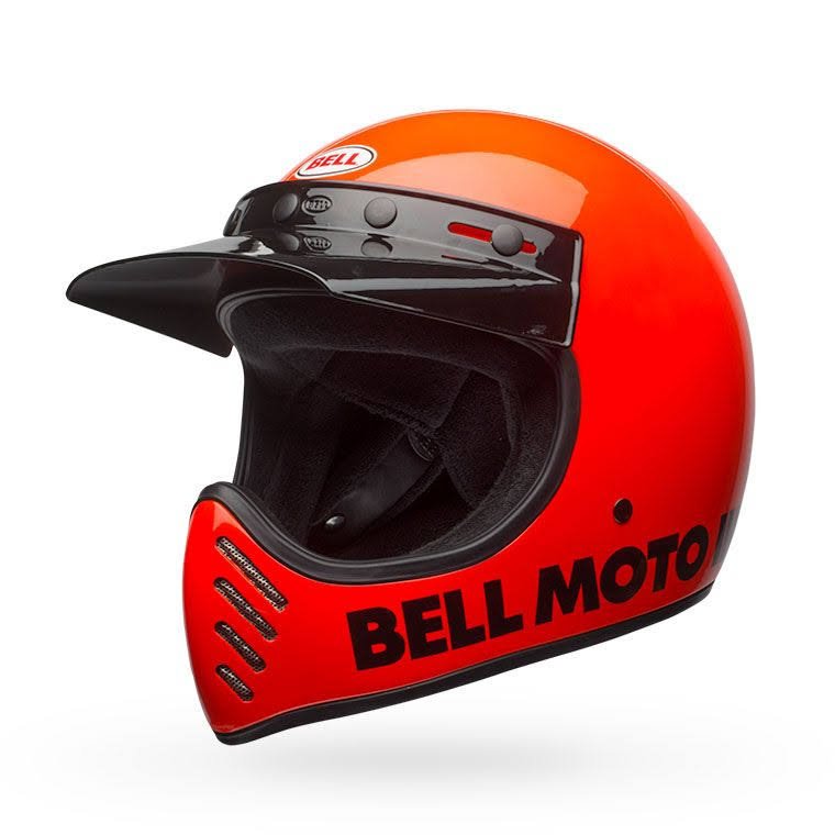 Bell Moto-3 Classic Helmet, Orange