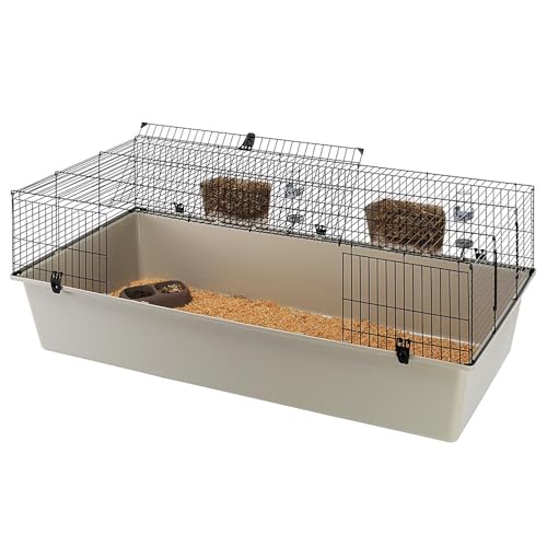 Ferplast Rabbit 160 Cage, 156.5 x 77 x 61.5 cm, Black