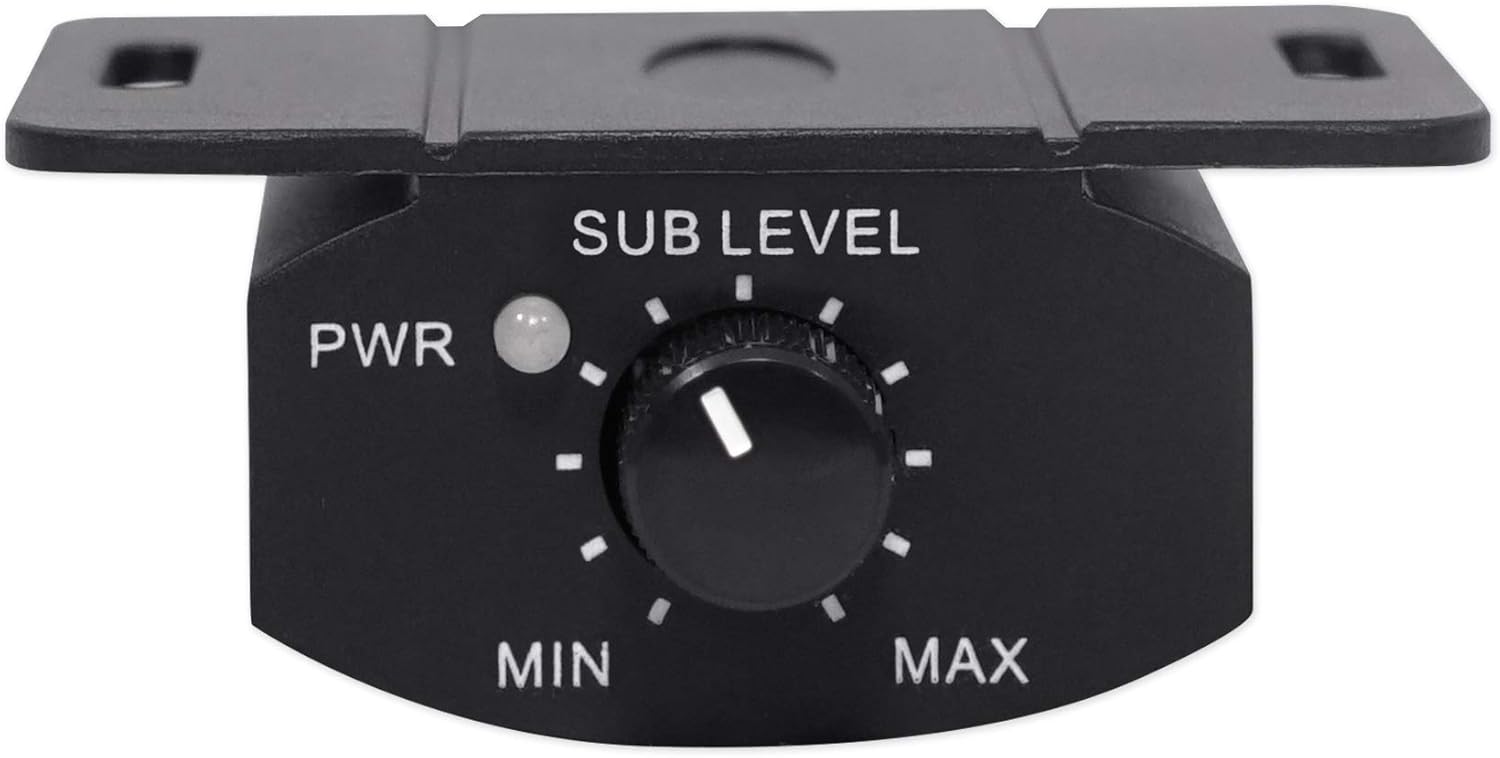 Rockville SS8P 400 Watt Slim Under-Seat Powered Car/Truck Subwoofer Sub+Amp Kit