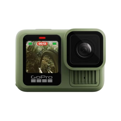 GoPro HERO13 Black Accessory Bundle - Includes The Handler, 2 Enduro Batteries, 2 Curved Adhesive Mounts, 64GB SanDisk MicroSD Card, and Carrying Case