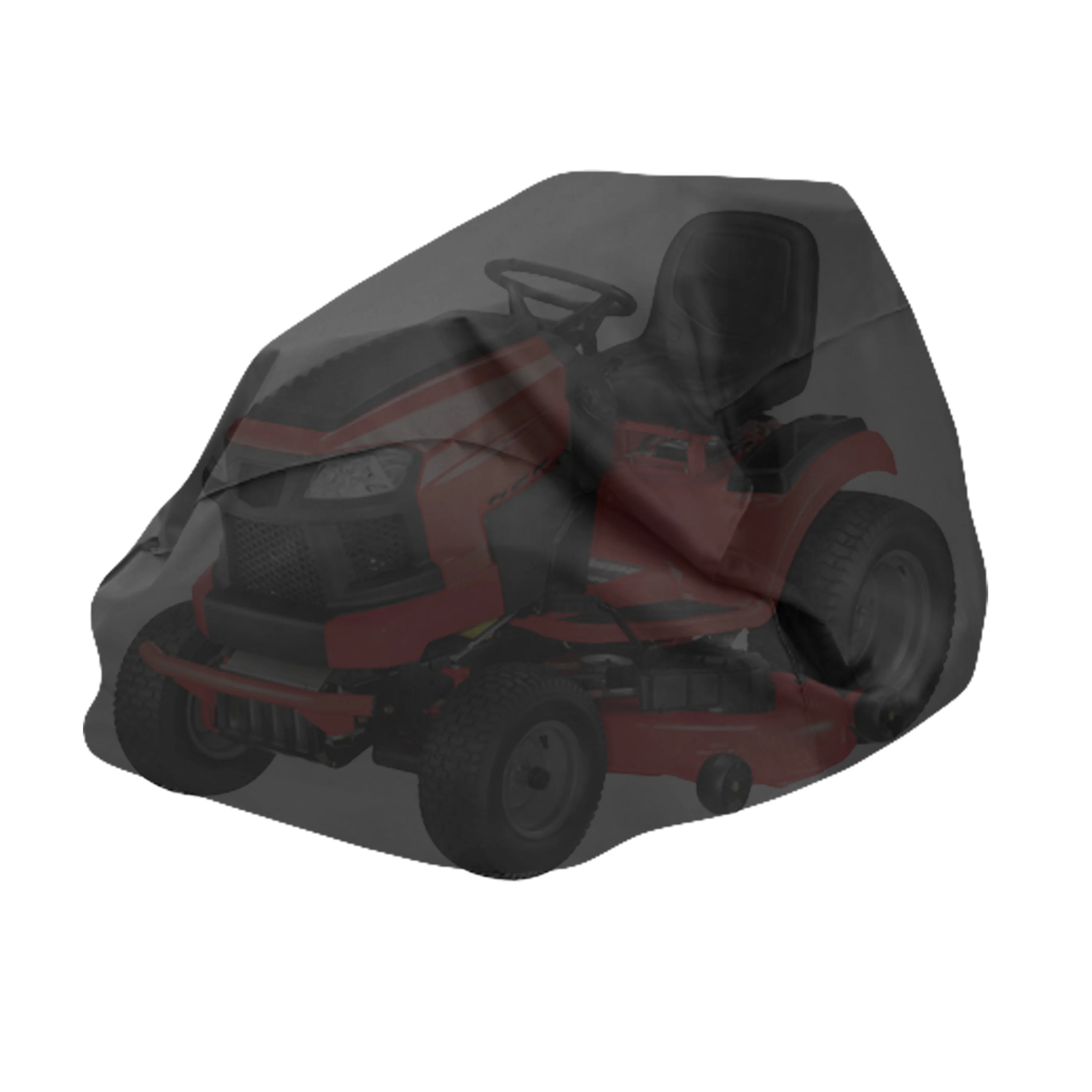 Modern Leisure Chalet Zero-Turn Lawnmower Cover, Fits Decks Up To 62", 82"L x 50"W x 47"H, Black