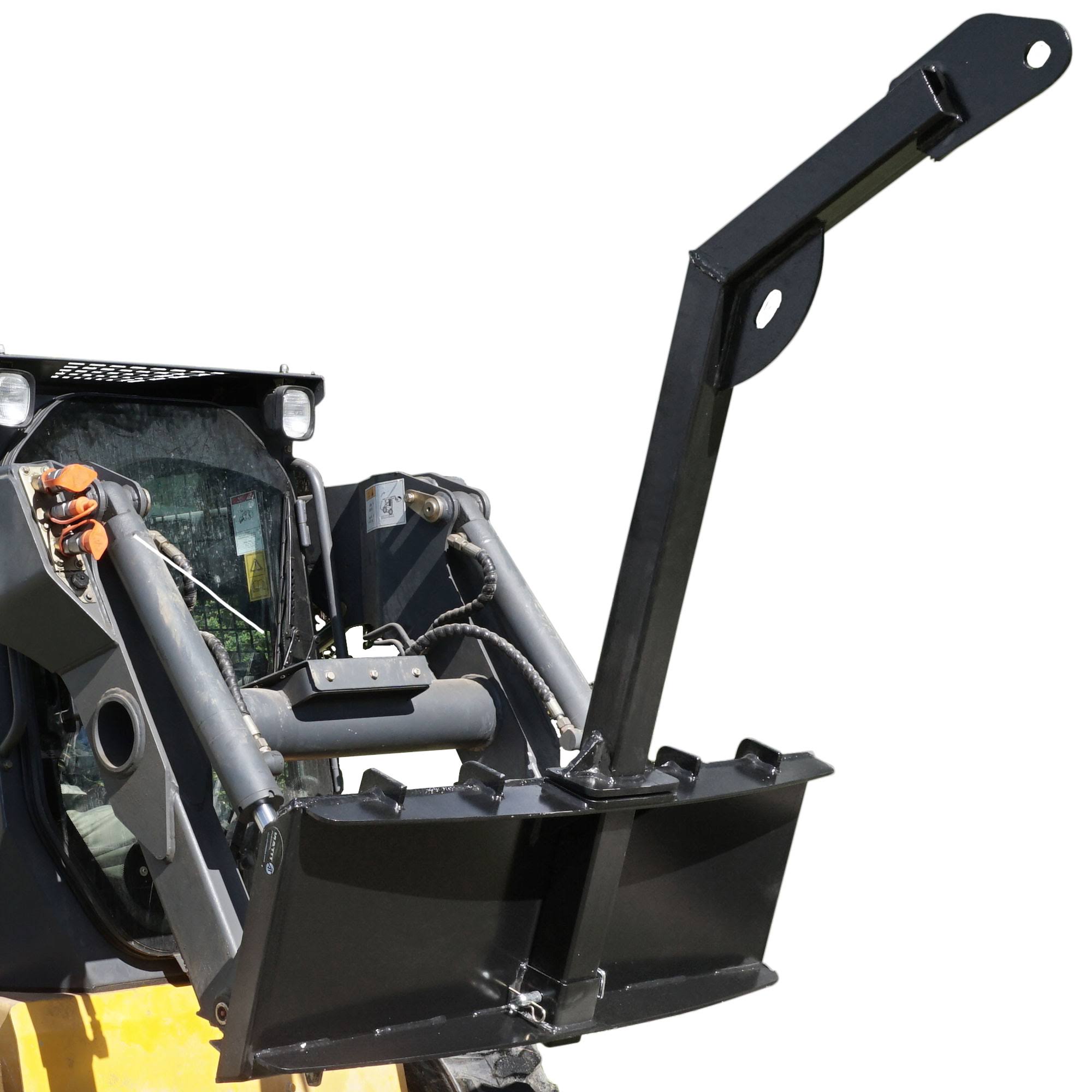 Titan Attachments Tree Boom Attachment 60x22 Bobcat Skid Steer Lift Pole Jib Hoist Crane 3500 lbs CA