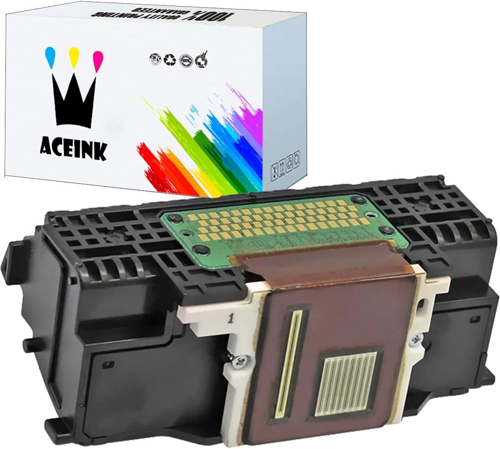 AceInk QY6-0083 Printhead Print Head Compatible with MG6310 MG6320 MG6350 MG6380 MG7120 MG7150 MG7180 iP8720 iP8750 iP8780 MG7140 MG7550 Printer Pack of 2