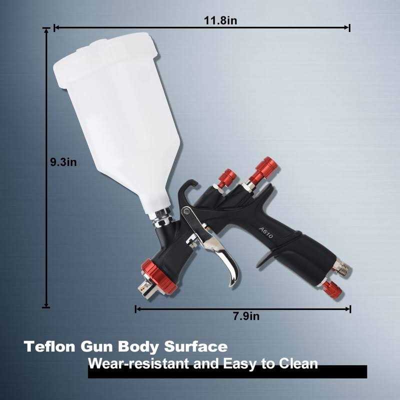 AEROPRO TOOLS INC AEROPRO TOOLS R500 LVLP Air Spray Gun with 1.3/1.5/1.7mm Nozzles &amp; Air Regulator - Shop Hardware Tools Online Store
