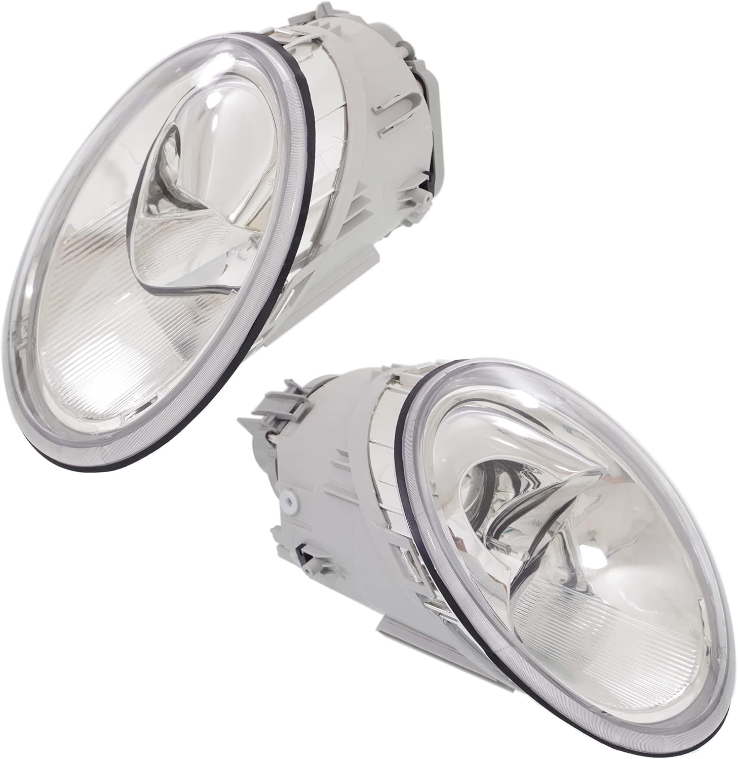 Garage-Pro Headlight Assembly Compatible with 1998-2005 Volkswagen Beetle, Set of 2, Driver and Passenger Side