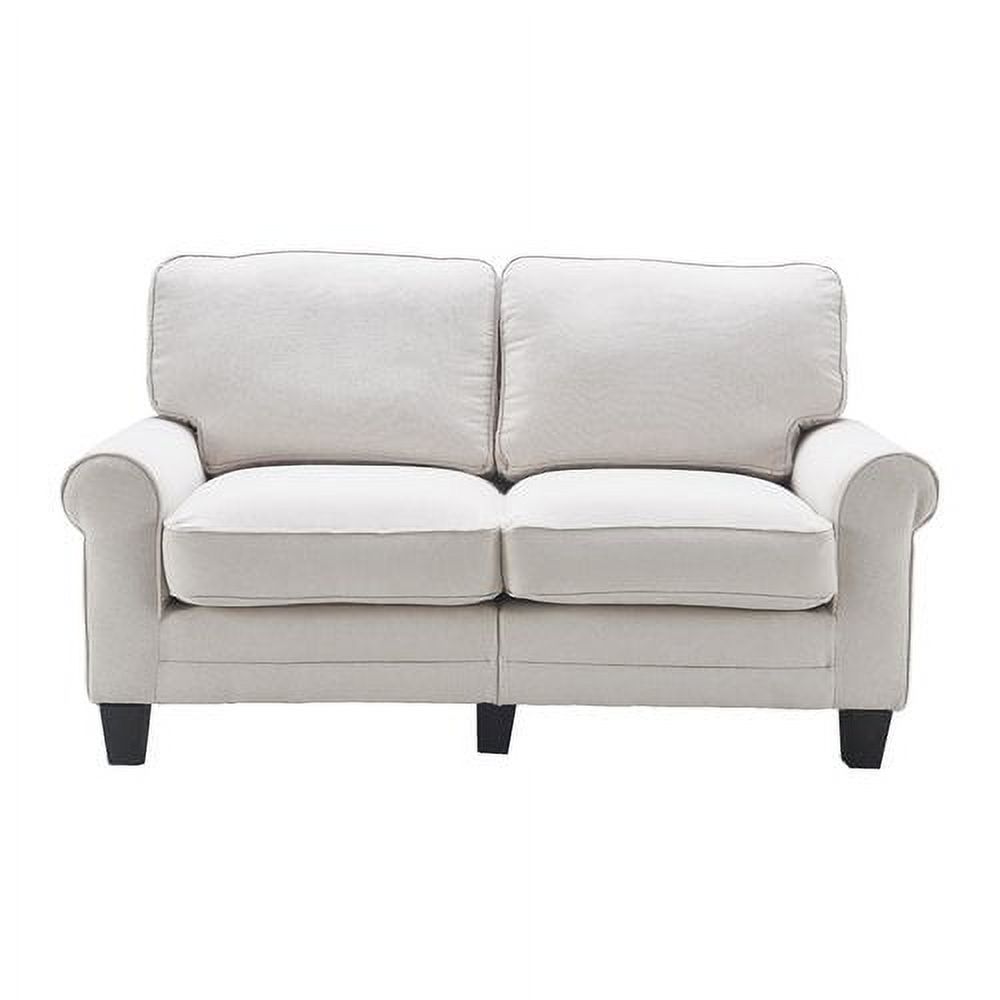 Serta Copenhagen 61" Loveseat in Buttercream