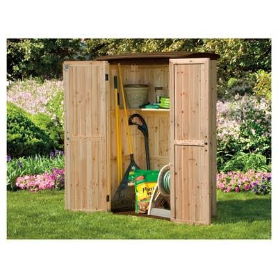 Suncast Wood/Resin Vertical Shed