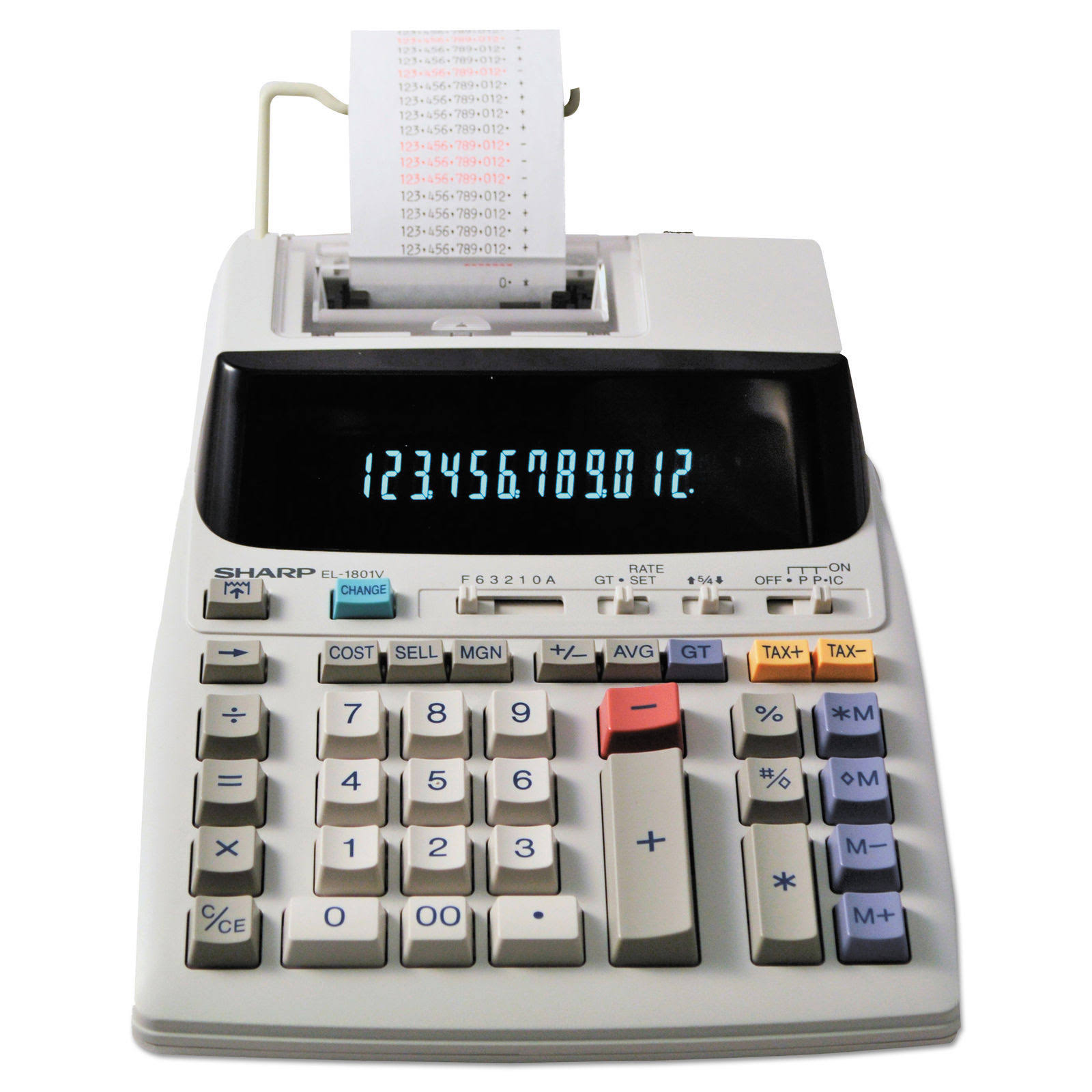 Sharp EL-1801V 12 Digit Printing Calculator