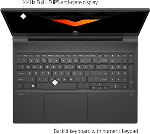HP Victus Gaming Laptop 2023 Newest, 15.6" FHD 144 Hz Display, 12th Gen Intel-Core i5-12450H, 32GB RAM, 1TB SSD, NVIDIA GeForce GTX 1650 Graphics, Wi-Fi 6, Windows 11 Home, Bundle with Cefesfy