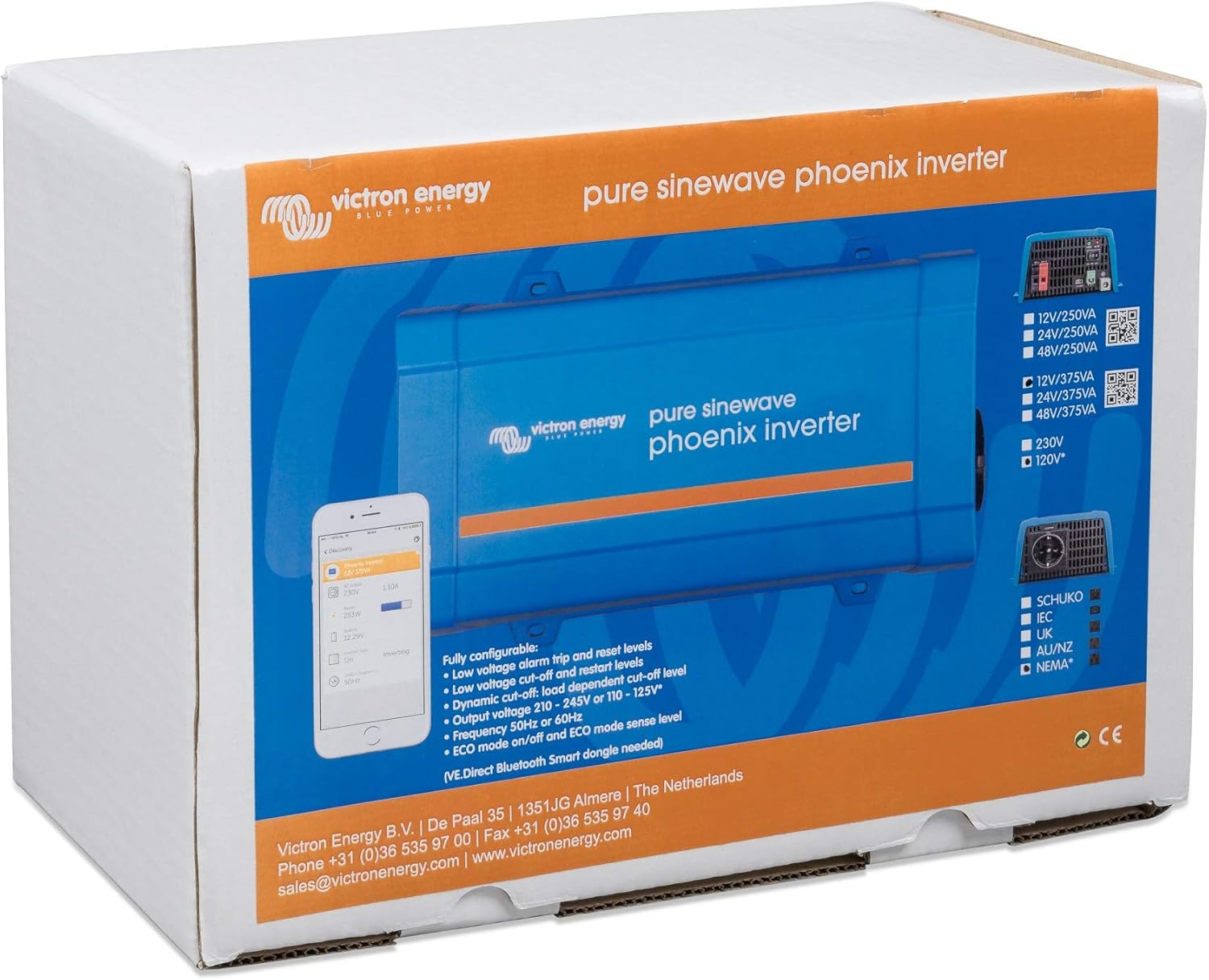 Victron Energy Phoenix 1200VA 12-Volt 120V AC Pure Sine Wave Inverter
