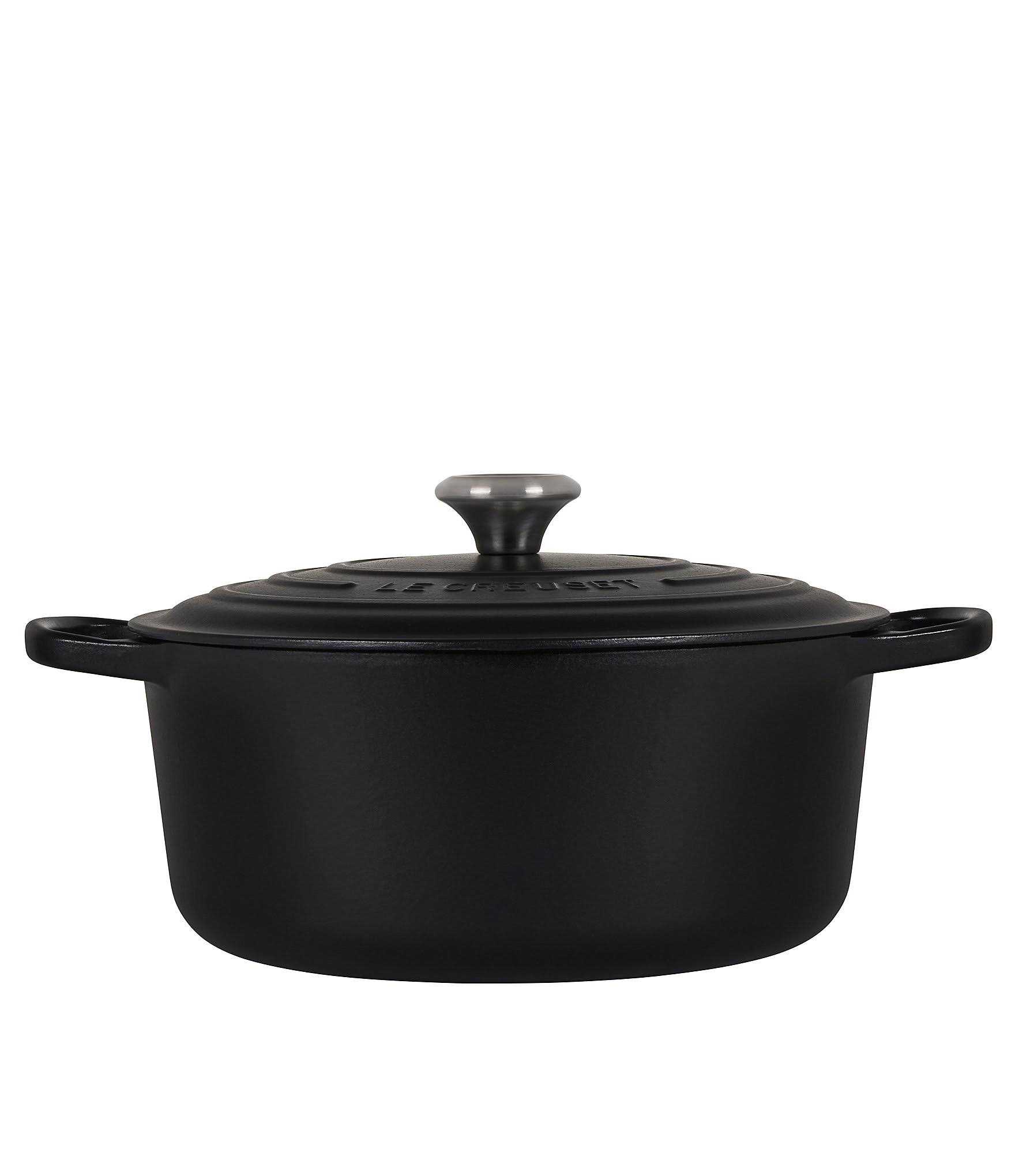 Le Creuset 5.5-Quart Signature Cast Iron Round Dutch Oven - Meringue