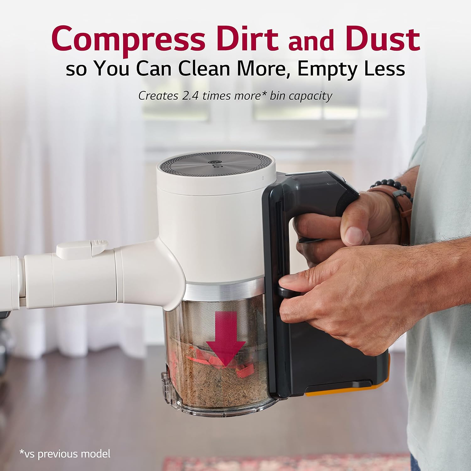 LG CordZero Auto Empty Cordless Stick Vacuum Cleaner Wet Mop All in One Tower, Extra Removable Battery, Up to 120 Min, Handheld, Powerful Suction, Hard Floor, Carpet, Car, Pet Hair, A939KBGS