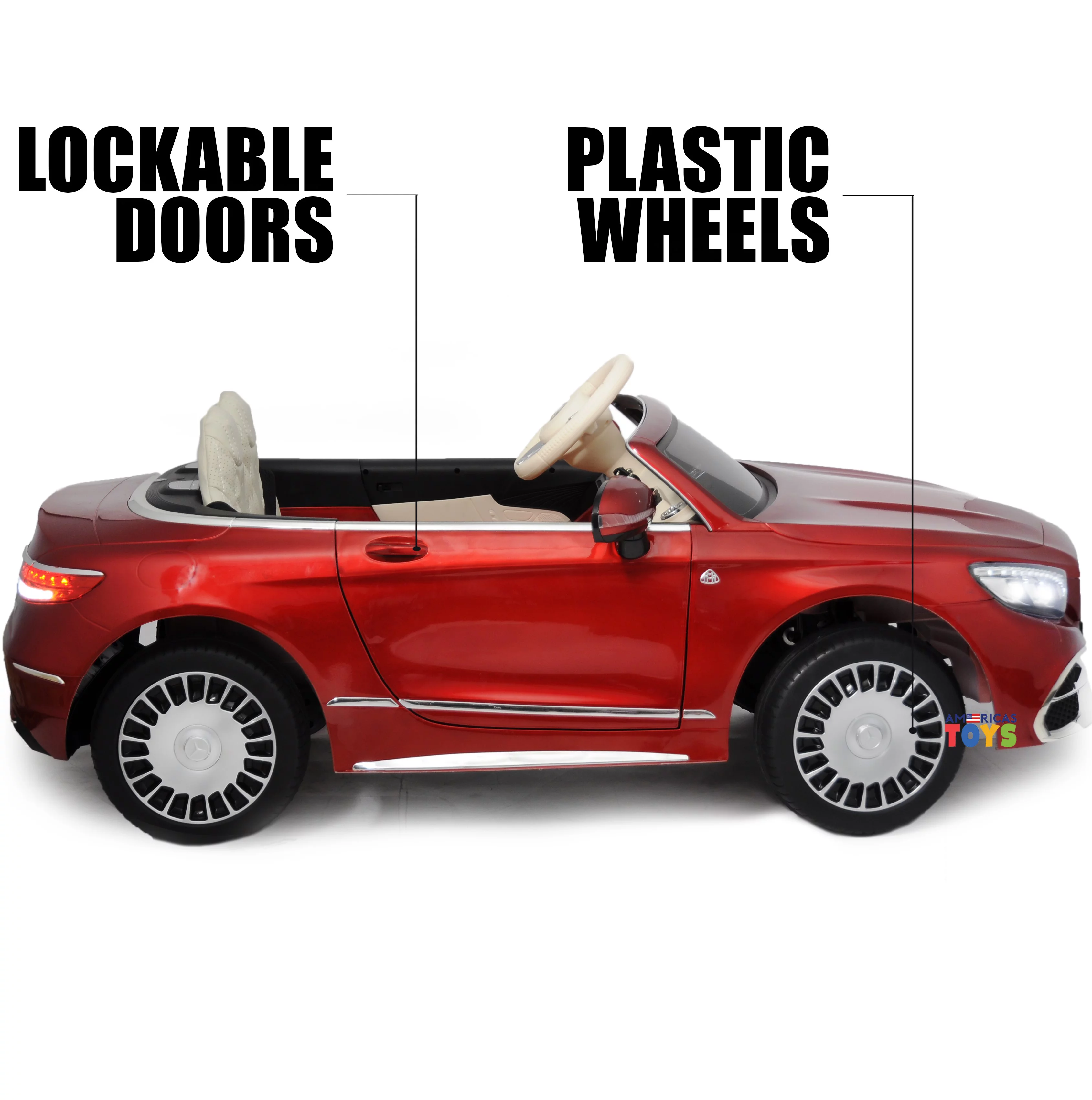 Mercedes Maybach 12V Powered Ride on Car for Kids with Remote Control