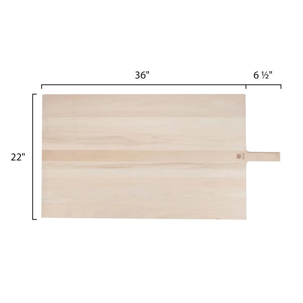 American Metalcraft - 2242 - 22 in x 36 in Wood Pizza Peel