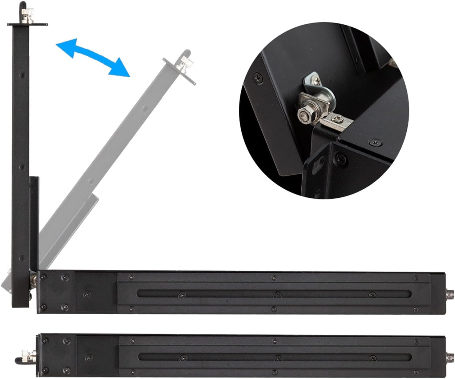 SEETEC 17.3 Inch Monitor 1RU Pull Out Rack Mount Monitor Full HD 1920x1080 SC173-HD-56(HDMI)