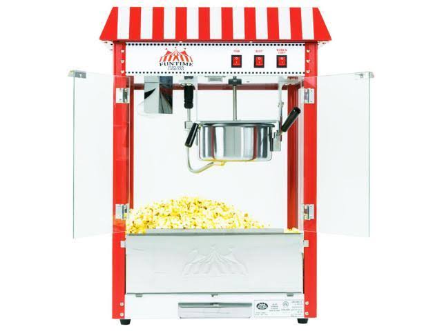 Funtime FT8000CP 8 oz Commercial Carnival Bar Style Popcorn Popper Machine