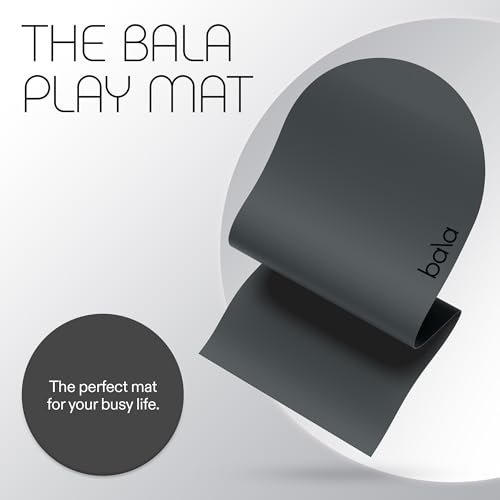 Bala Yoga Mat for Home Gym - Non Slip Exercise Mat for Home Workout, Stretching, Pilates, Aerobics & Floor & Fitness Work Out - Indoor Exercising Mat