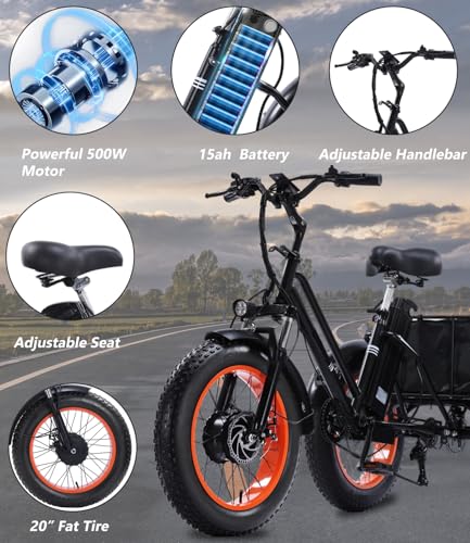Adult Electric Tricycle Adult Tricycle 3 Wheel Bikes Adults Electric Three Wheel Bike