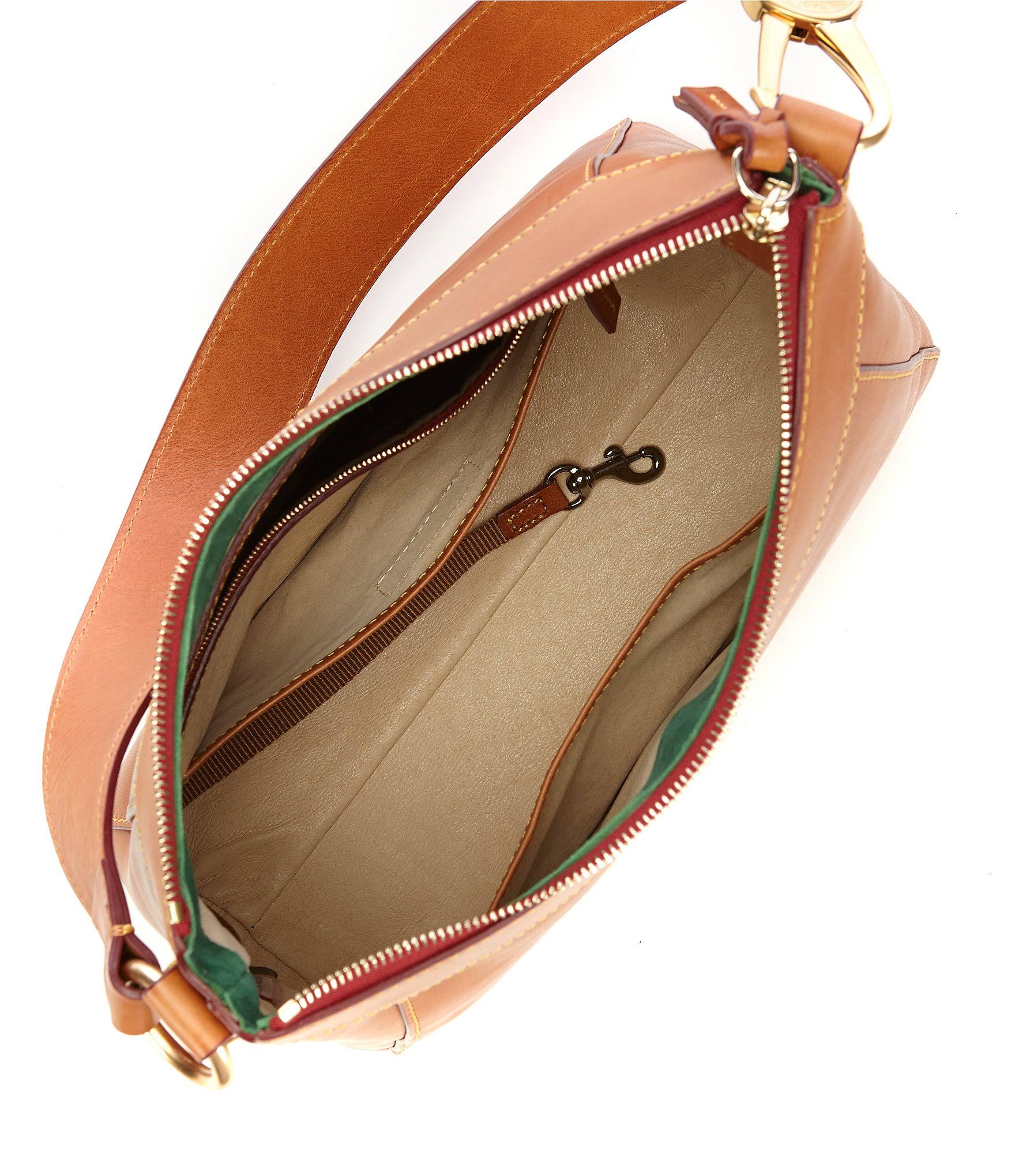 Dooney Bourke Florentine Collection Large Cassidy Hobo Bag - Ecru