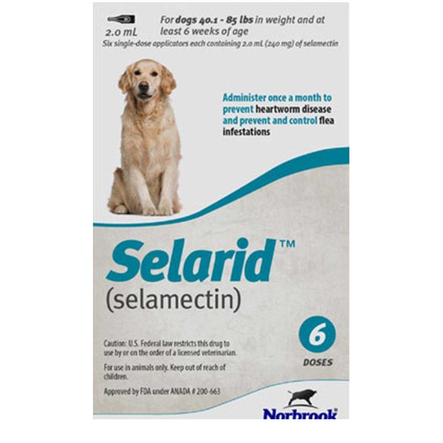 Selarid Topical for Dogs 40.1-85 lbs Teal - Pet Supplies online store