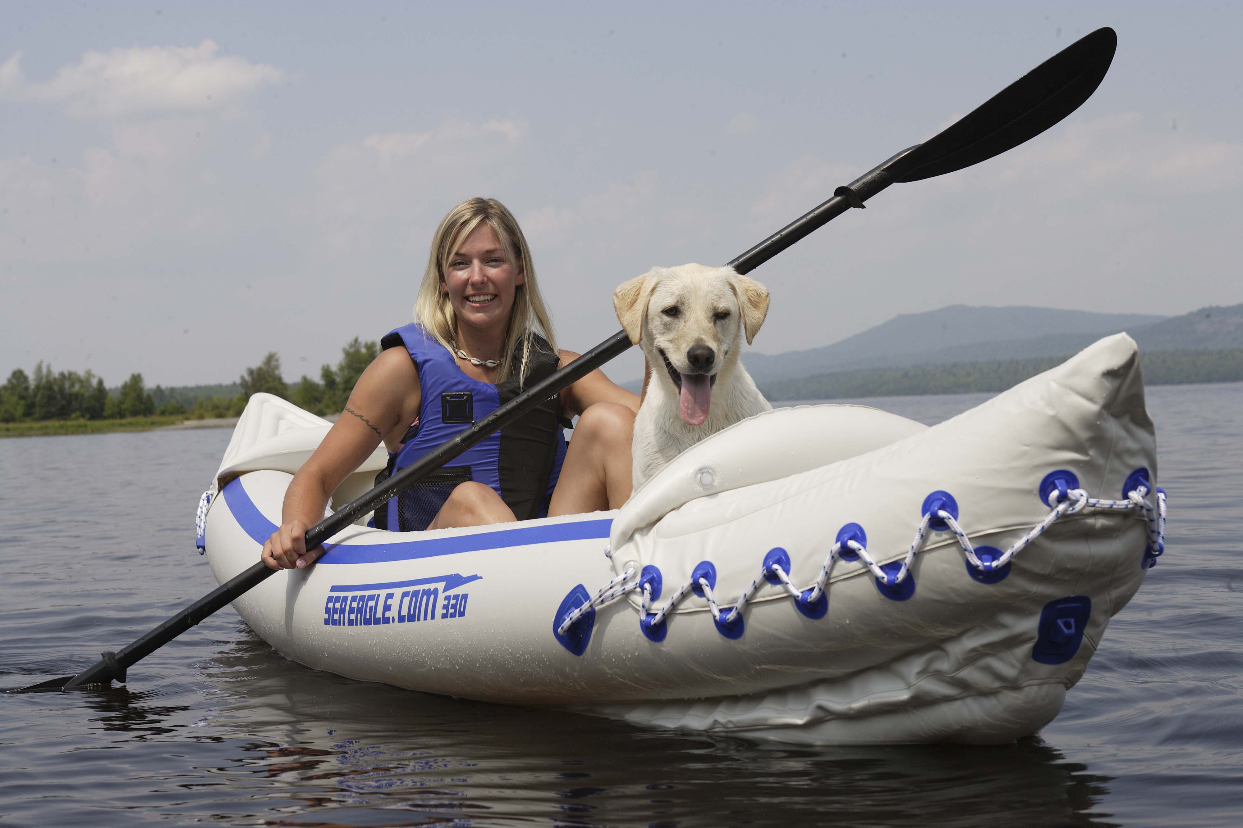 Sea Eagle SE330 Inflatable Pro Solo Sport Kayak