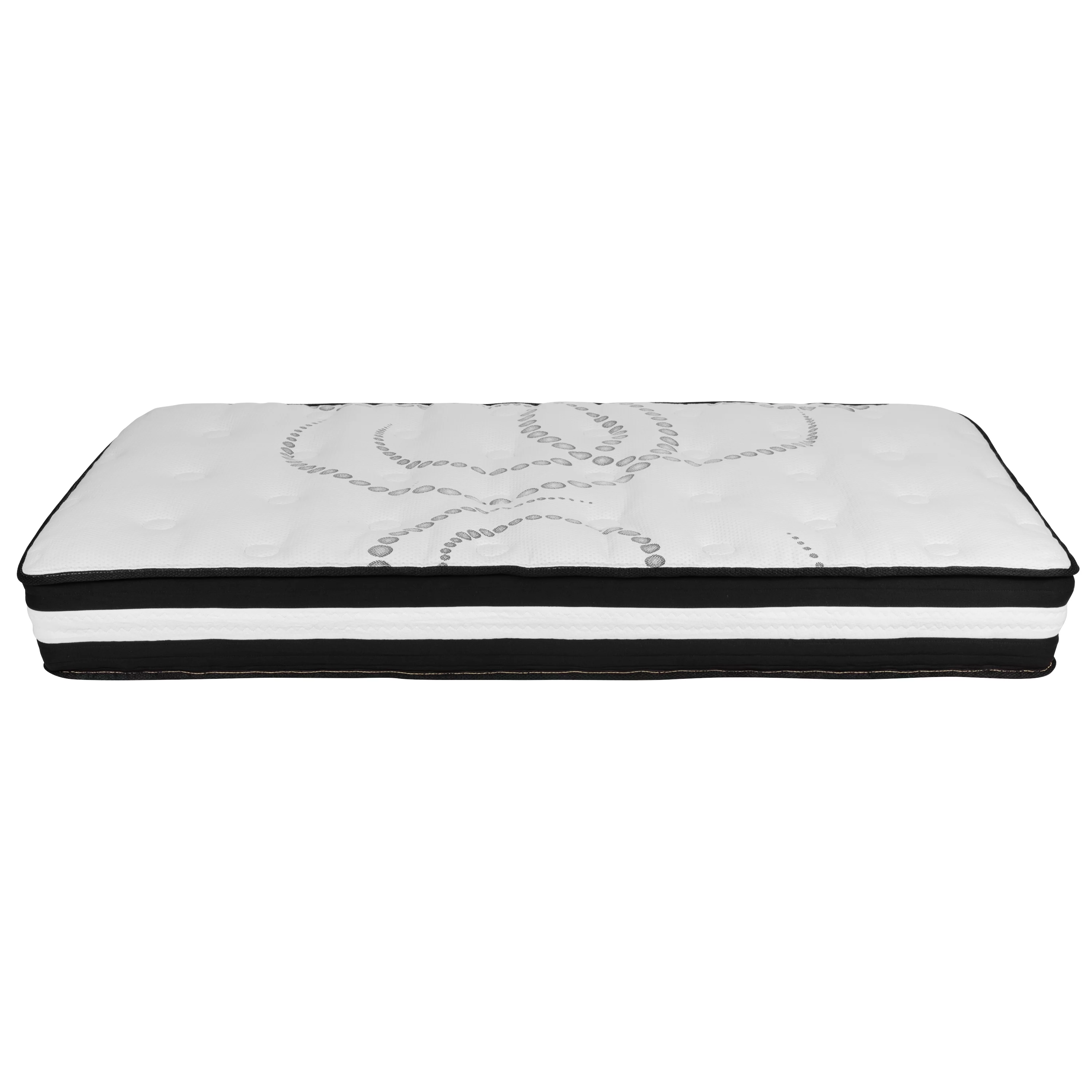 Merrick Lane 10" Hybrid Mattress Pocket Spring and Memory Foam, Twin