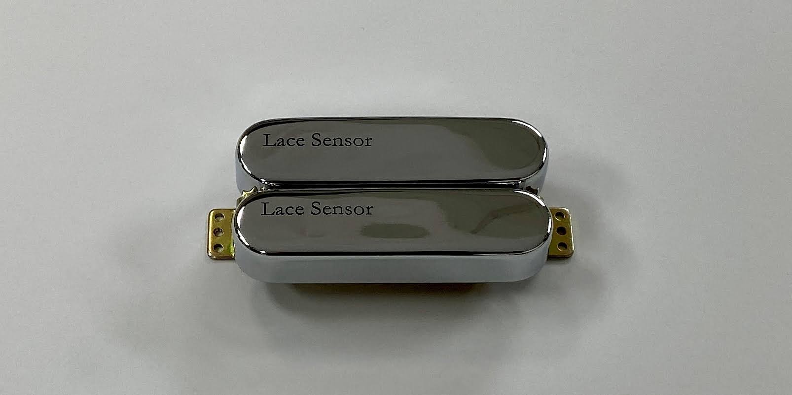 Lace Sensor Gold-Gold Dually Humbucker Pickup White