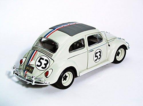 #BCJ94 Hot Wheels Elite Herbie, The Love Bug 1/18 Scale Die Cast Car