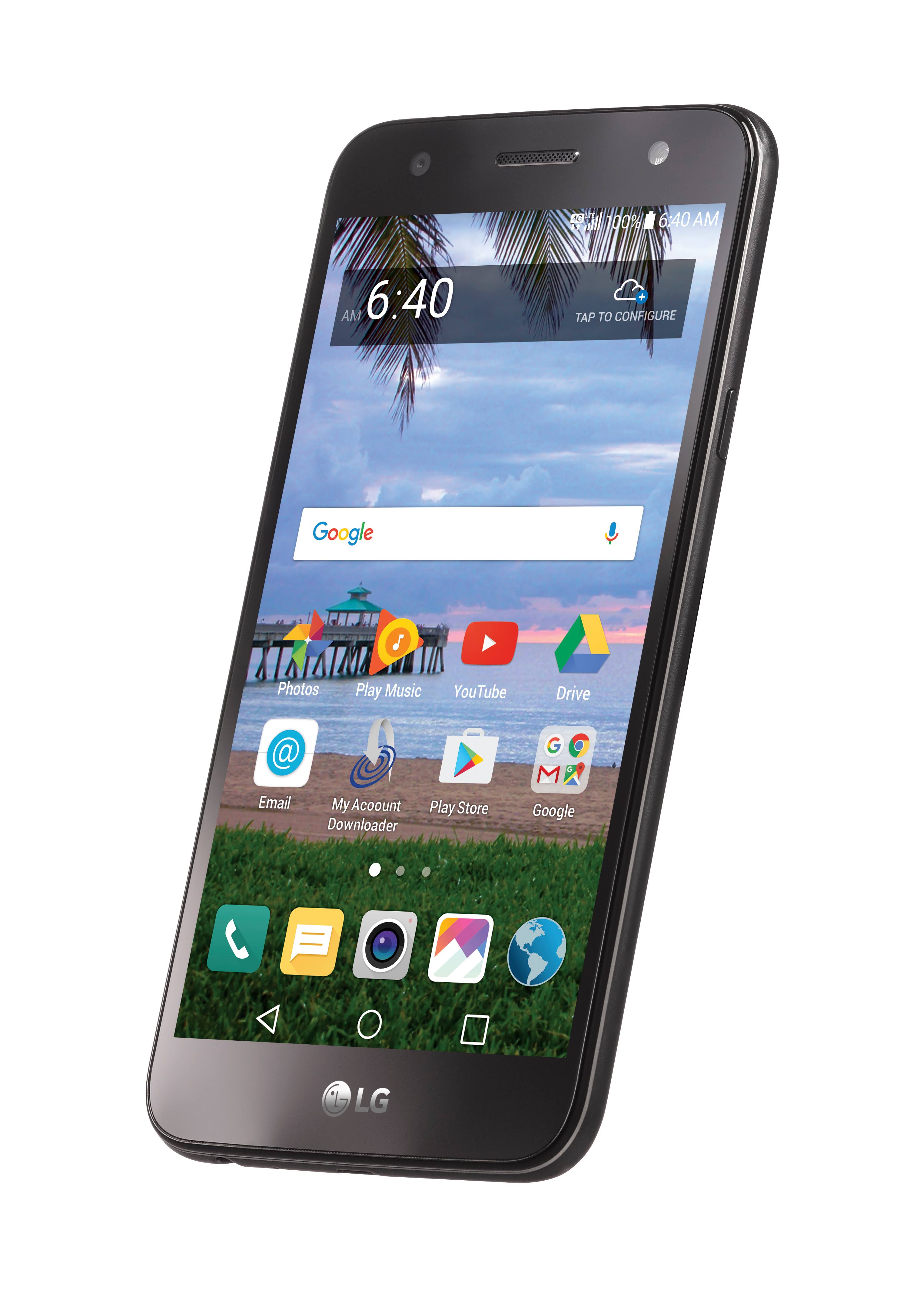 LG STLGL64VCP Fiesta 4G LTE Smartphone Straight Talk