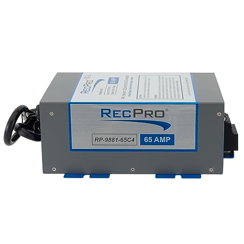 RecPro RV Converter | Multiple Capacities | RV Power Converter | RV Battery Charger | 120VAC to 12VDC | 13V to 16.5V Operating Range