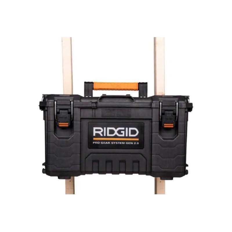 RIDGID 254065 2.0 Pro Gear System 25 in. All Terrain Rolling Tool Cart - Shop Hardware Tools Online Store