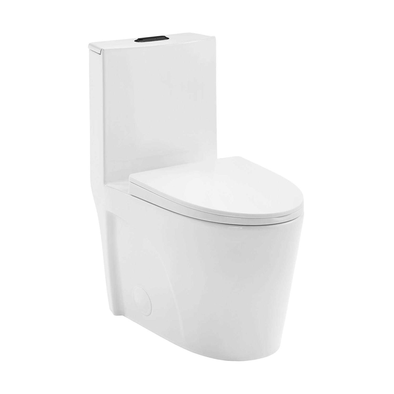 Swiss Madison St. Tropez One Piece Elongated Toilet Dual Vortex Flush SM-1T254HB - Shop Hardware Tools Online Store