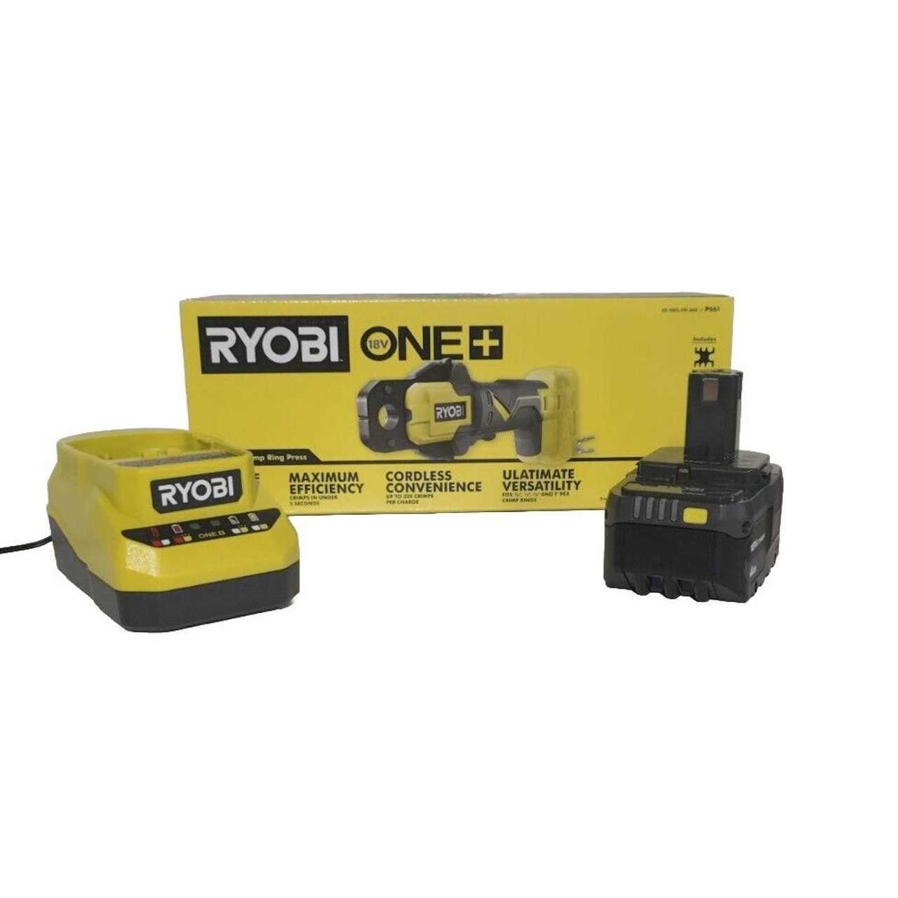 Ryobi P661 18-Volt ONE+ PEX Crimp Ring Press Tool - Shop Hardware Tools Online Store