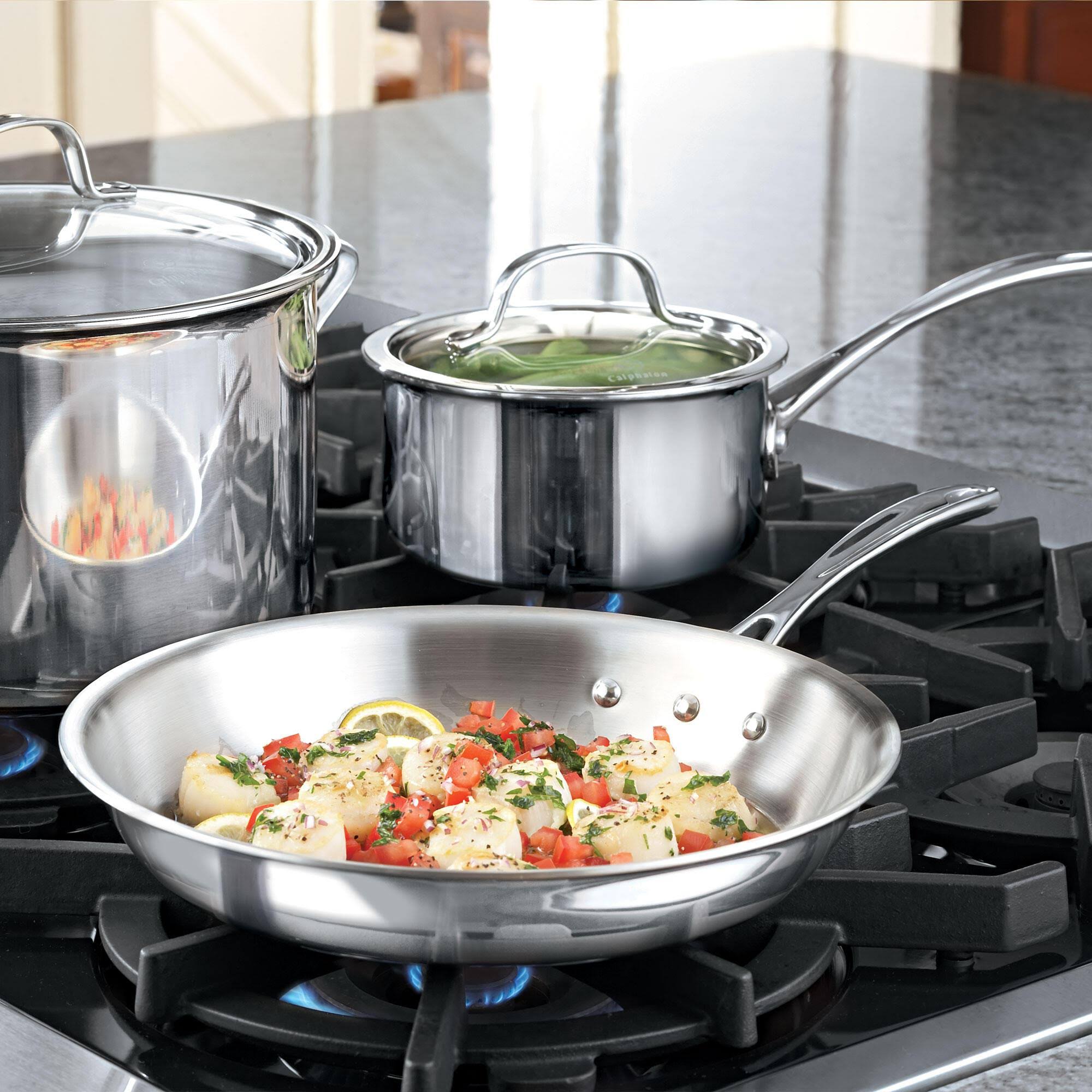 Calphalon Select 8-Piece Ceramic Cookware Set