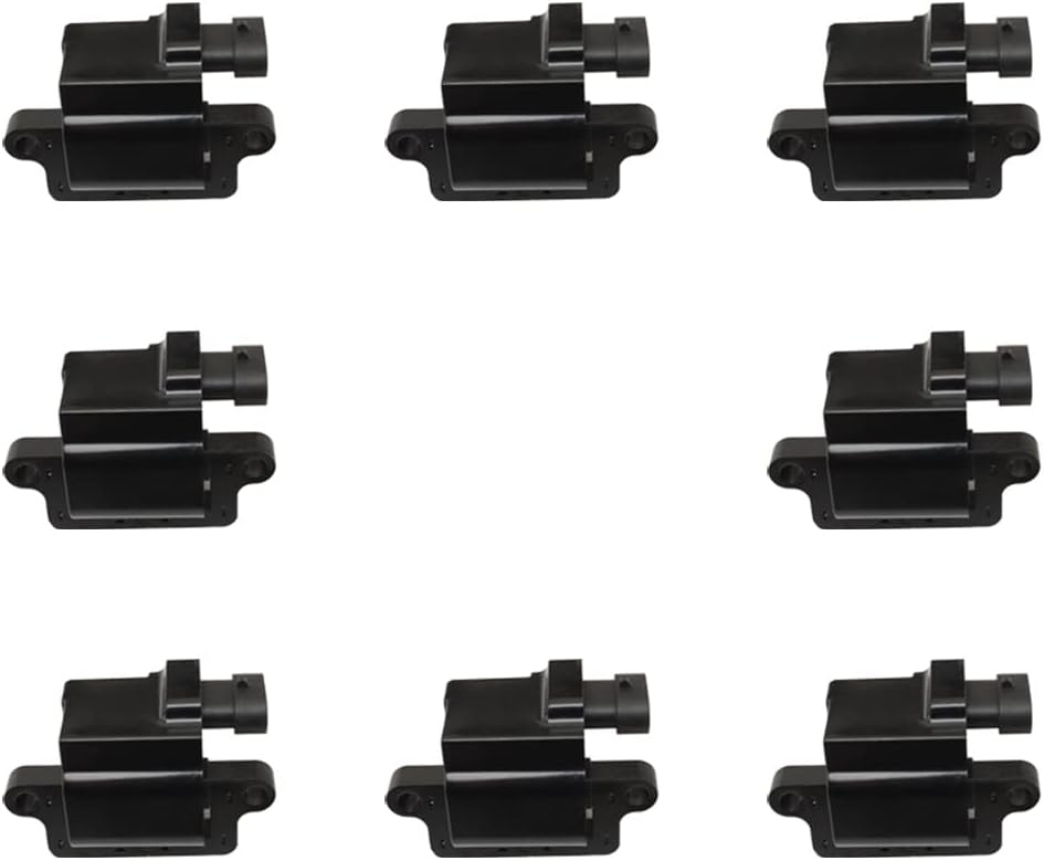 Ignition Coil Pack set of 8 Compatible with Cadillac,Chevy and GMC Vehicles - Escalade,Silverado,Sierra - ‎12558693, UF271, D581, C1208