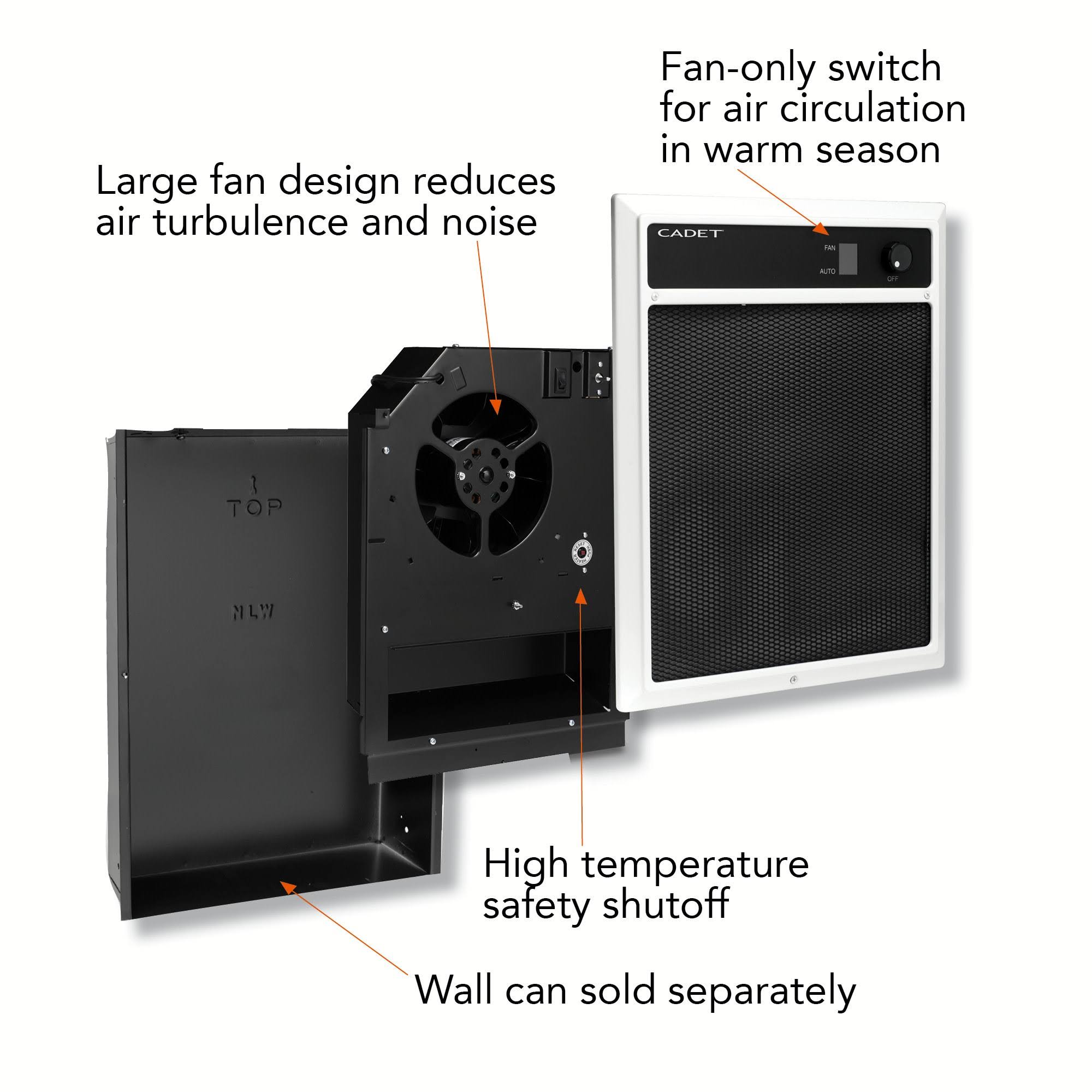 Cadet NLW302TW Nlw Wall Heater
