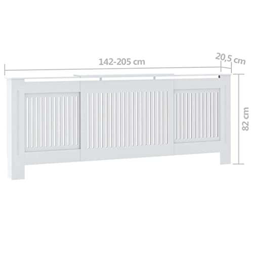 GOLINPEILO Radiator Cover Heater Cover Cabinet Shelf Household Appliance Heating Accessories, MDF Material Living Room Furniture Decor for Home and Office