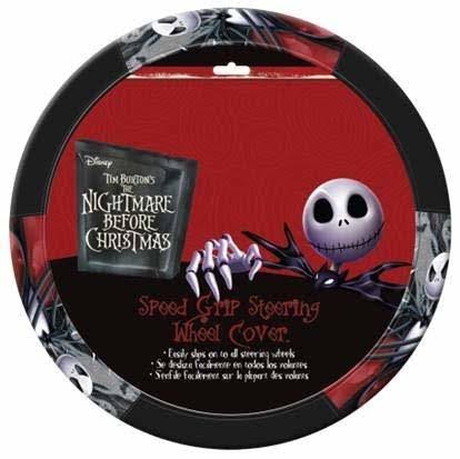 Yupbizauto New 15 Pieces Nightmare Before Christmas Jack Skellington Ghostly Car Truck SUV Seat Covers Floor Mat Bundle Set