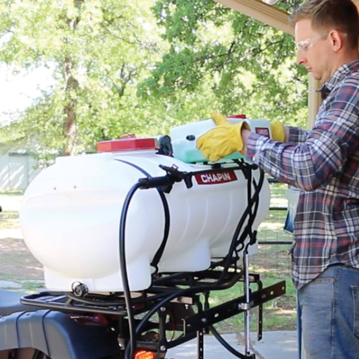 Chapin Mixes on Exit 25 gal. ATV Sprayer 97561