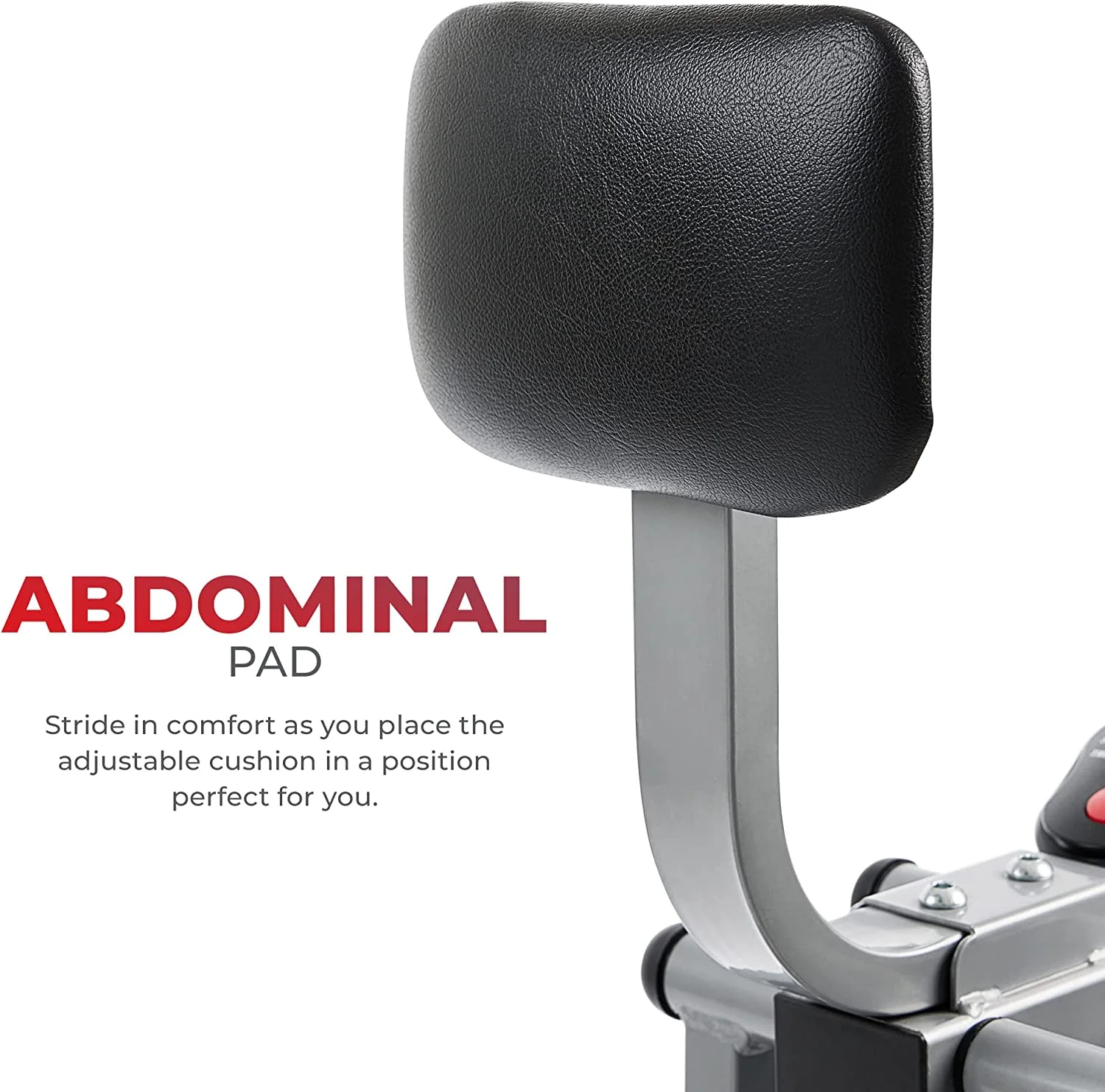 Air Walk Trainer Elliptical Machine Glider w/LCD Monitor, 220 LB Max Weight and 30 Inch Stride
