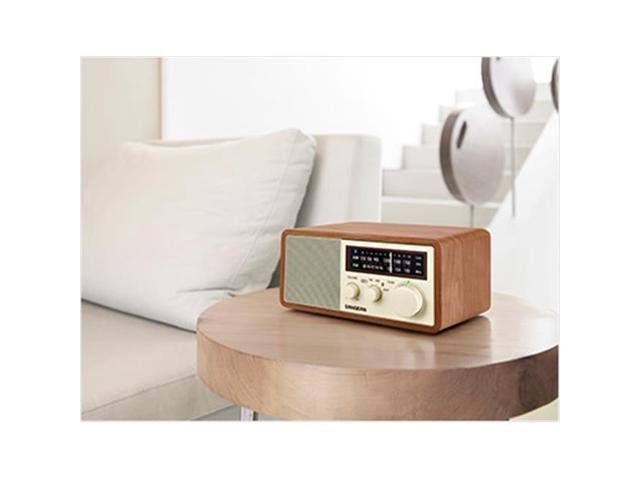 Sangean Wr-16 AM-FM Bluetooth Wooden Cabinet Radio