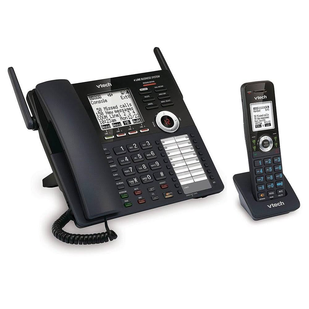 Vtech Am18447 Main Console 4-Line Expandable Small Business Office Phone System