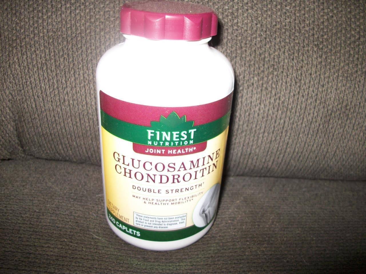 Finest Nutrition Glucosamine Chondroitin Caplets 240 Count