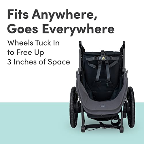 BOB Gear Wayfinder Jogging Stroller with Independent Dual Suspension, Air-Filled Tires, and 75-Pound Weight Capacity